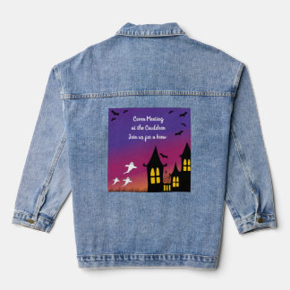 Veste En Jean Coven Meeting Halloween Denim Jacket