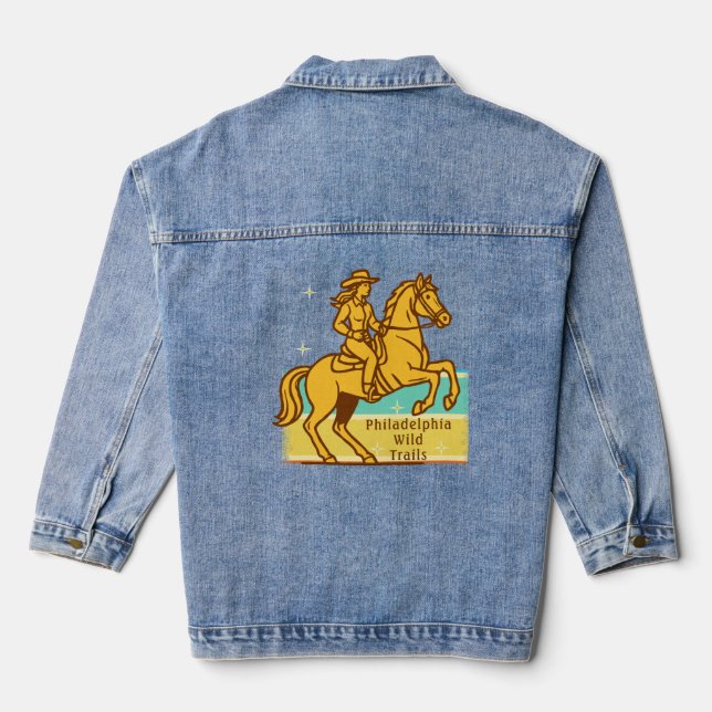 Veste En Jean cowgirl (Verso)
