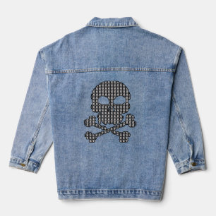 Veste En Jean Crâne fait de crânes