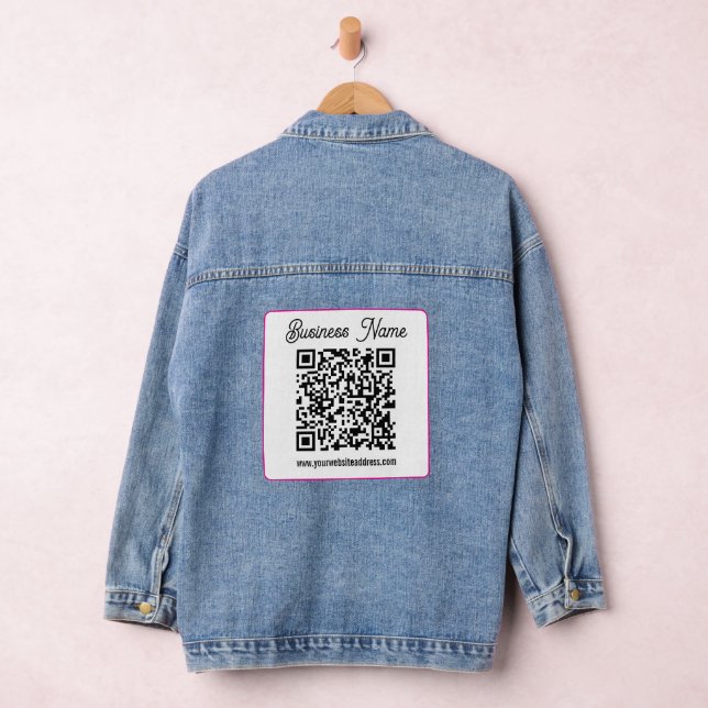 Veste En Jean Créez instantanément un code QR scannable pour vot (Hangar)