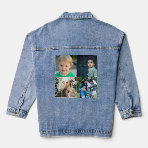 Veste En Jean Créez votre propre collage de 4 photos