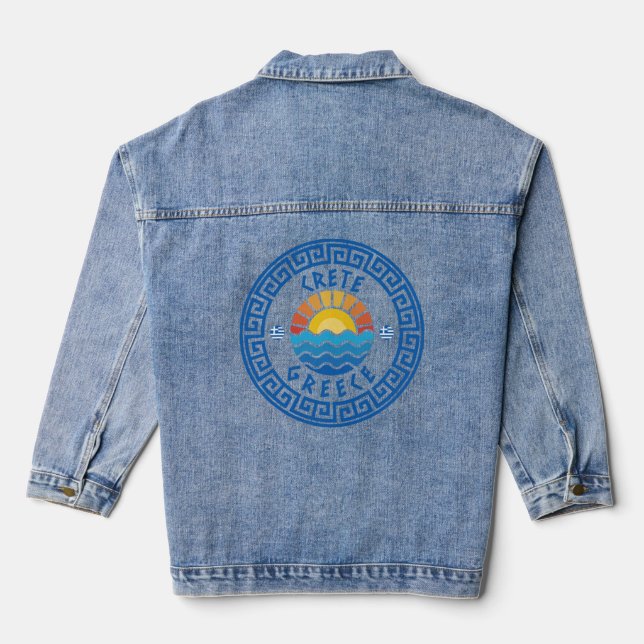 Veste En Jean Crète, Grèce (Verso)