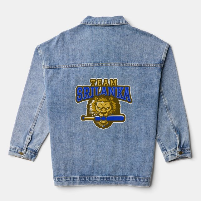 Veste En Jean Cricket au Sri Lanka (Verso)
