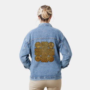 Veste En Jean Croix de nouage celtique