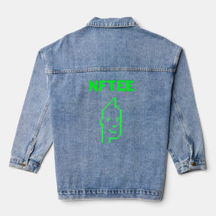 Veste En Jean Crypto Punk Nftee [Jetons Non Fongibles Nft]
