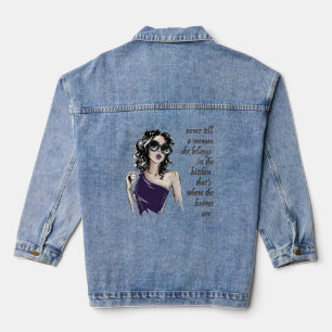 Veste En Jean Cuisine Les couteaux appartiennent