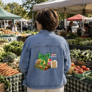 Veste En Jean Cuisinier en Pâtisserie Dragon Vert Conviviale Bou