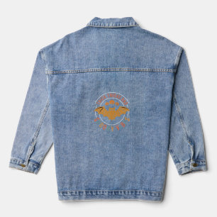 Veste En Jean Cuisses Épaisses Vibes Sombres Design Chauve-Souri