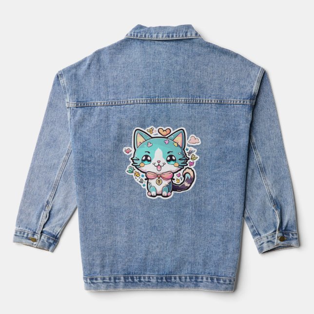 Veste En Jean Cute cate (Verso)