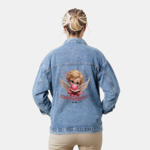 Veste En Jean Cute Cupid Université Bubblegum Angel Esthétique