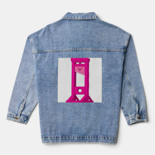 Veste En Jean Cute Kawaii Guillotine rose ChopChop
