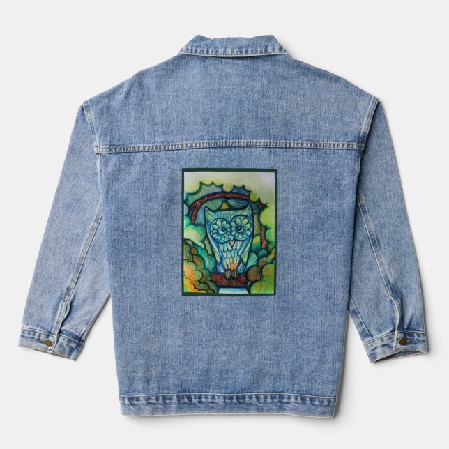 Veste En Jean Cute Owl (Verso)