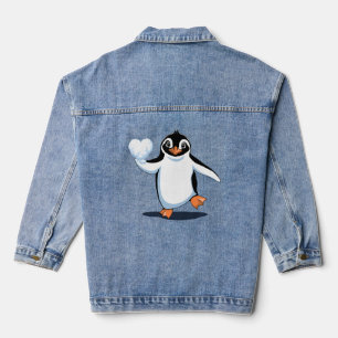 Veste En Jean Cute Penguin Lover