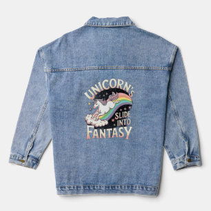 Veste En Jean Cute Unicorn Femmes Filles Vêtements Cadeaux
