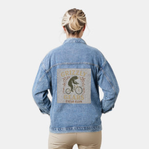 Veste En Jean Cyclisme d'ours grizzly — « Grizzly Gears Cycle Cl