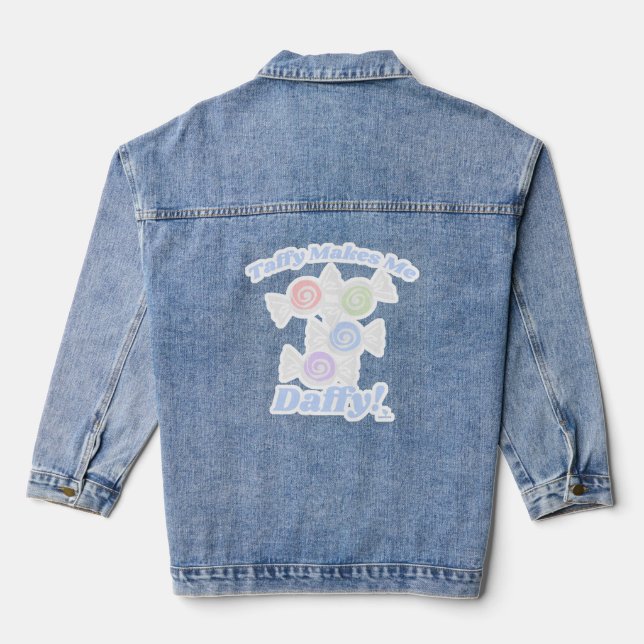 Veste En Jean Daffy Pour Taffy Candy amusant Dessin (Verso)