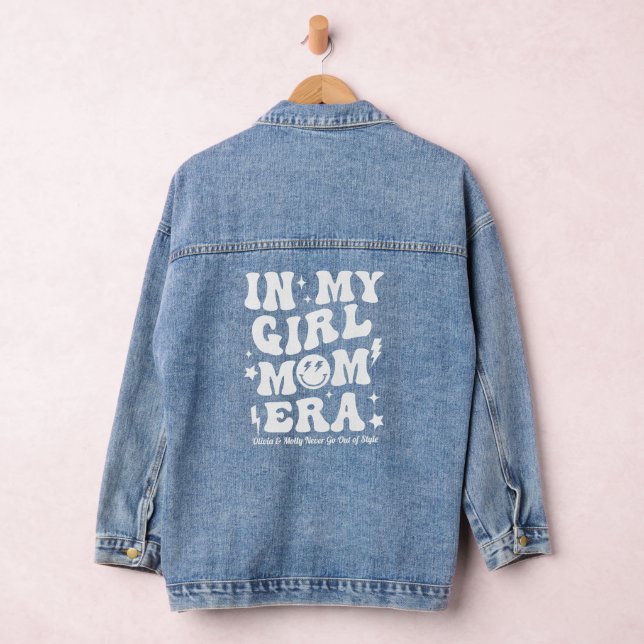 Veste En Jean Dans Mon Era Maman Fille Nom Personnalisé Denim Ve (Hangar)