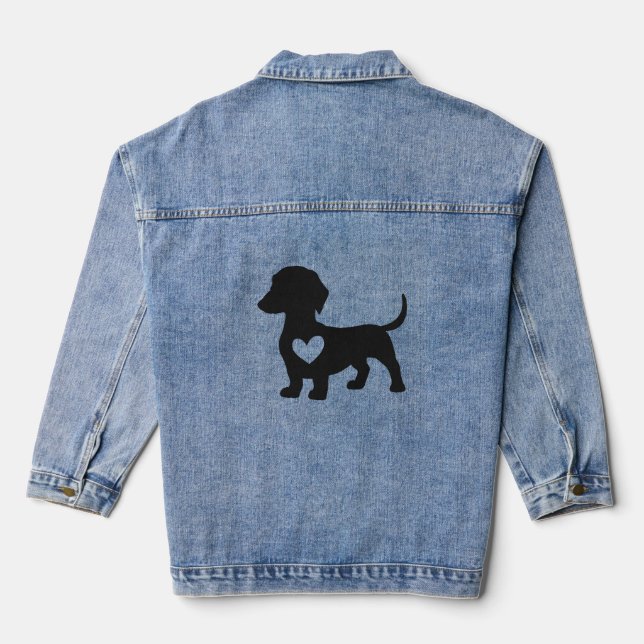 Veste En Jean Daschund       (Verso)