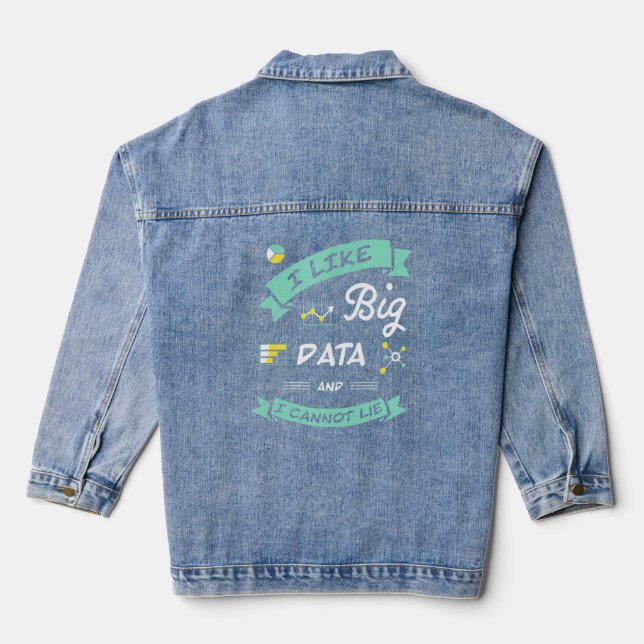 Veste En Jean Data Scientist Analyst Machine Learning Drôle (Verso)