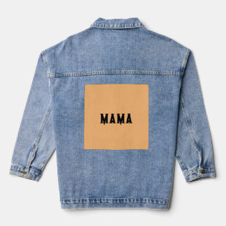 Veste En Jean Denim Jacket 2024 pour Mama