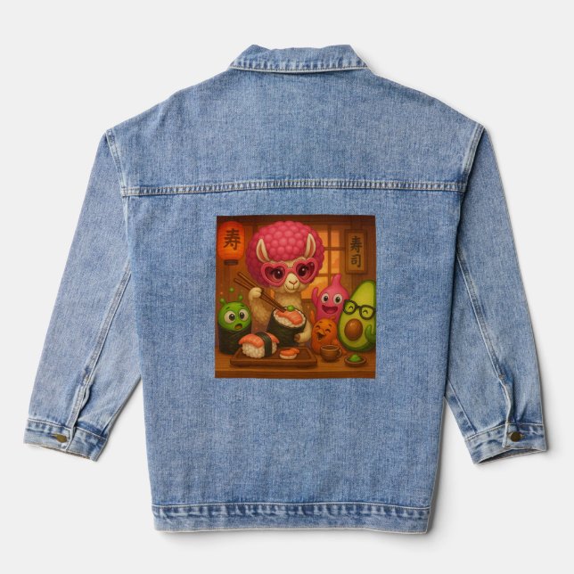 Veste En Jean Denim Jacket Caos Pop  (Verso)