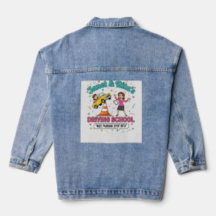 Veste En Jean Denim Jacket Funny Driving School Instructor