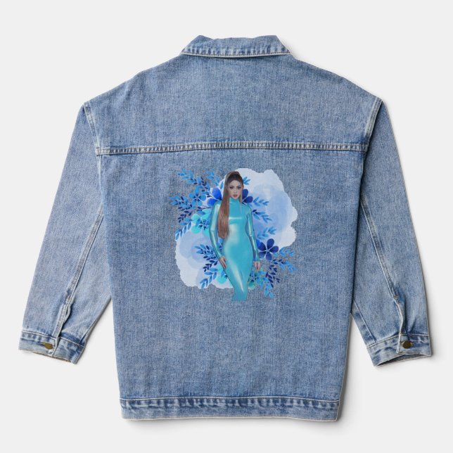 Veste En Jean Denim Jacket Shakira Blue (Verso)