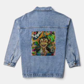 Veste En Jean Denim monkey Jacket