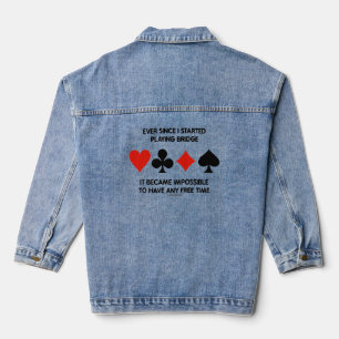 Veste En Jean Depuis Jouer Bridge Impossible Temps Libre