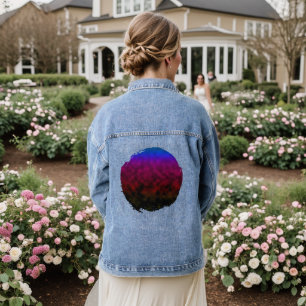 Veste En Jean Descente Étoilée