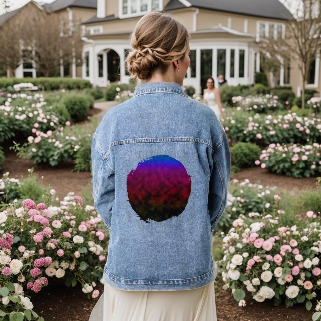 Veste En Jean Descente Étoilée (Mariage Retour)