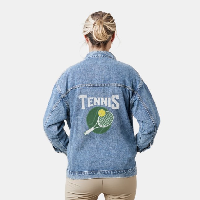 Veste En Jean Design de tennis (Modèle)