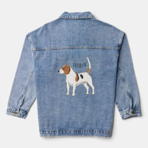 Veste En Jean dessin animé de chien beagle