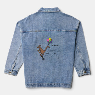 Veste En Jean Dessin d'humour australien kangourou