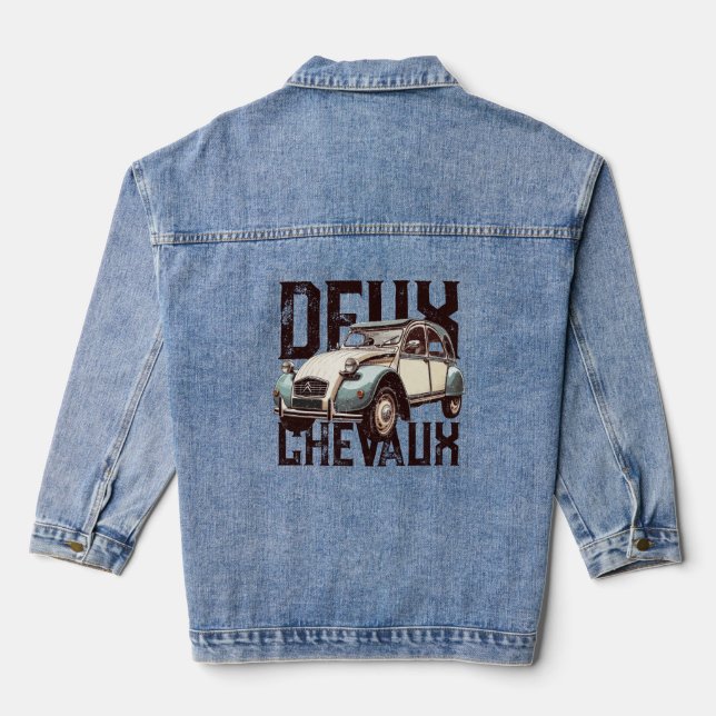 Veste En Jean Deux Chevaux (Verso)