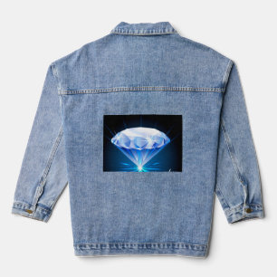 Veste En Jean Diamant bleu