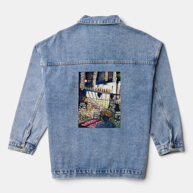Veste En Jean Dimensions de curiosité (Verso)