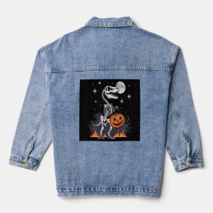 Veste En Jean Dinosaure d'Halloween Spooky Saurus