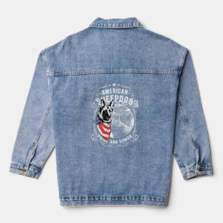 VESTE EN JEAN DOG USA AMERICAN