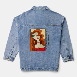 Veste En Jean Dollup Redhead Femmes Beau Cubisme