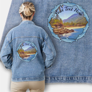 Veste En Jean Dolphins de plage de Yelapa 761