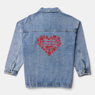 Veste En Jean Doodles avant Dudes Heart