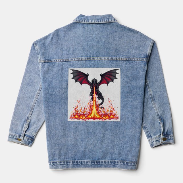 Veste En Jean Dragon (Verso)