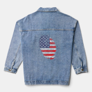 Veste En Jean Drapeau américain, Drapeau américain, Drapeau amér