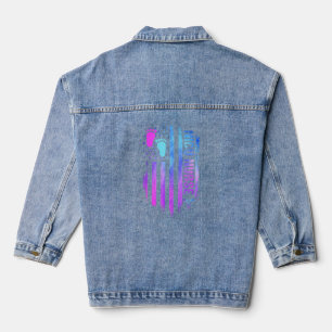 Veste En Jean Drapeau américain mignon Patréotique Nicu Nurse pr