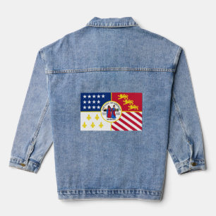 Veste En Jean Drapeau de Detroit, Michigan
