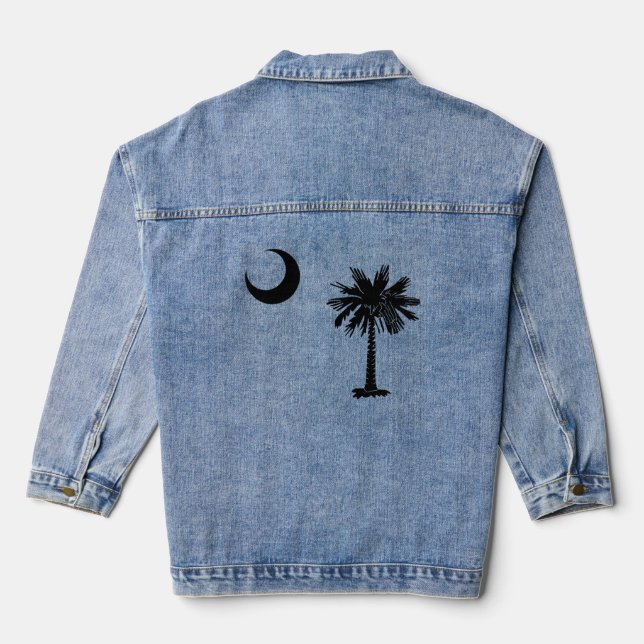 Veste En Jean Drapeau de l'État de Caroline du Sud (Verso)