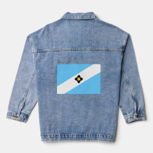 Veste En Jean Drapeau de Madison, Wisconsin