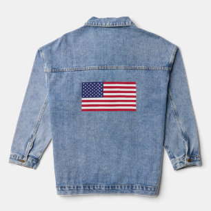 Veste En Jean Drapeau des États-Unis d'Amérique