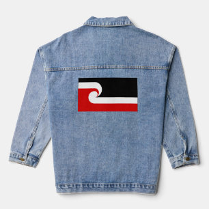 Veste En Jean Drapeau des Maoris de Tino Rangatiratanga